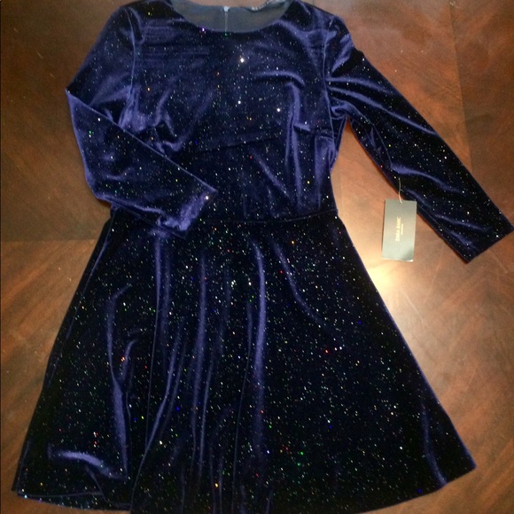 sparkly velvet dress